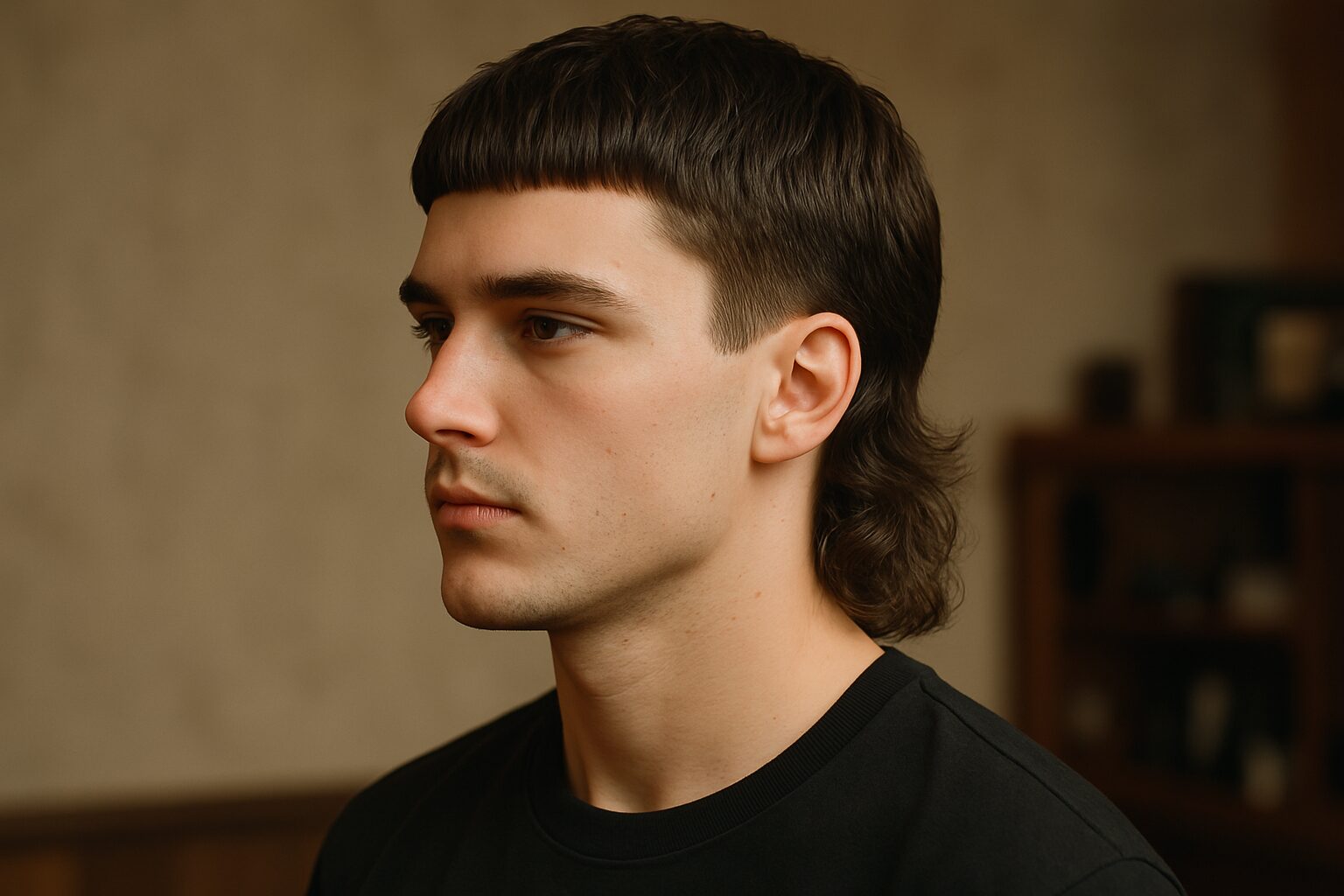 Der klassische Vokuhila Mullet Bild
