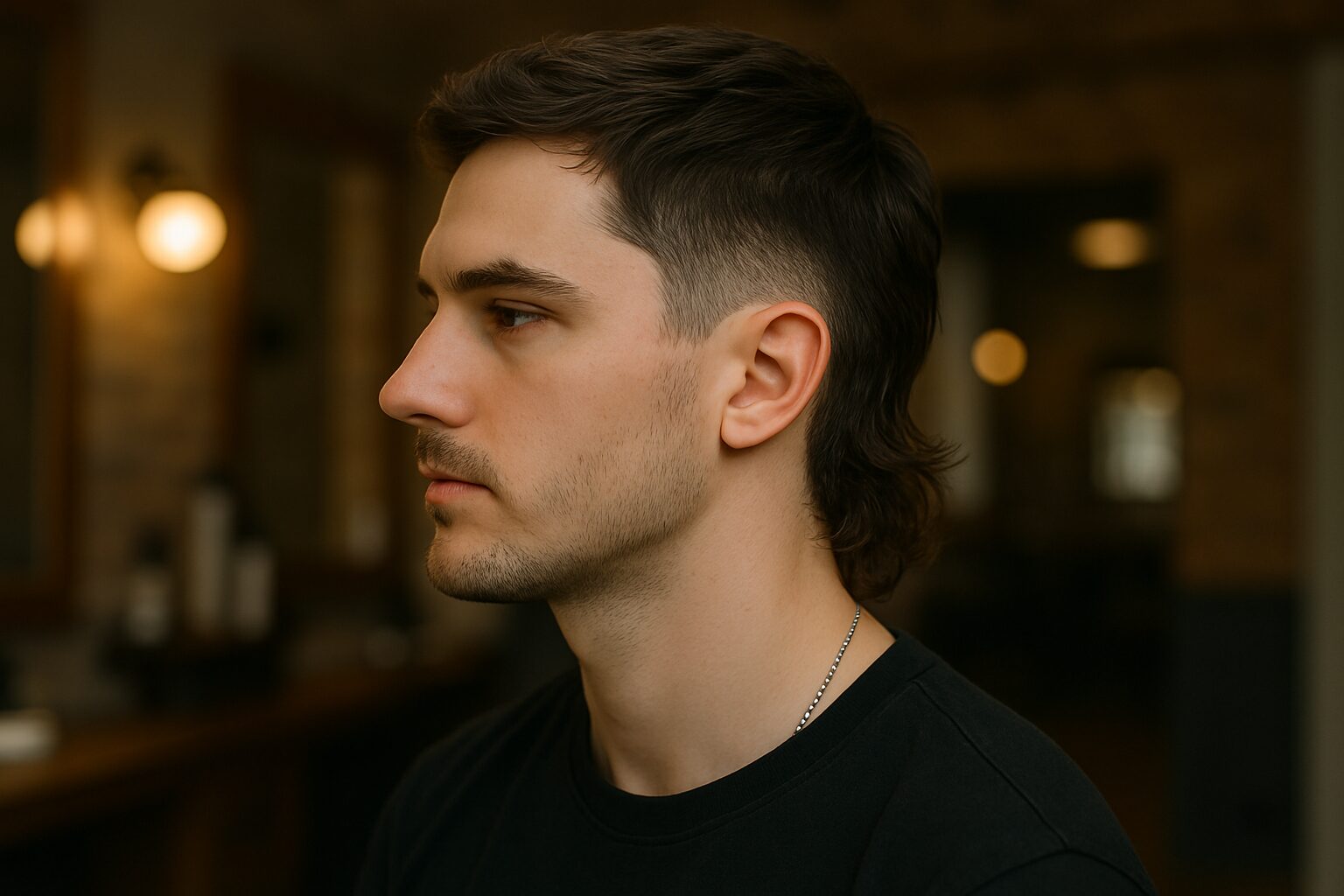 Modern Mullet Frisur Bild