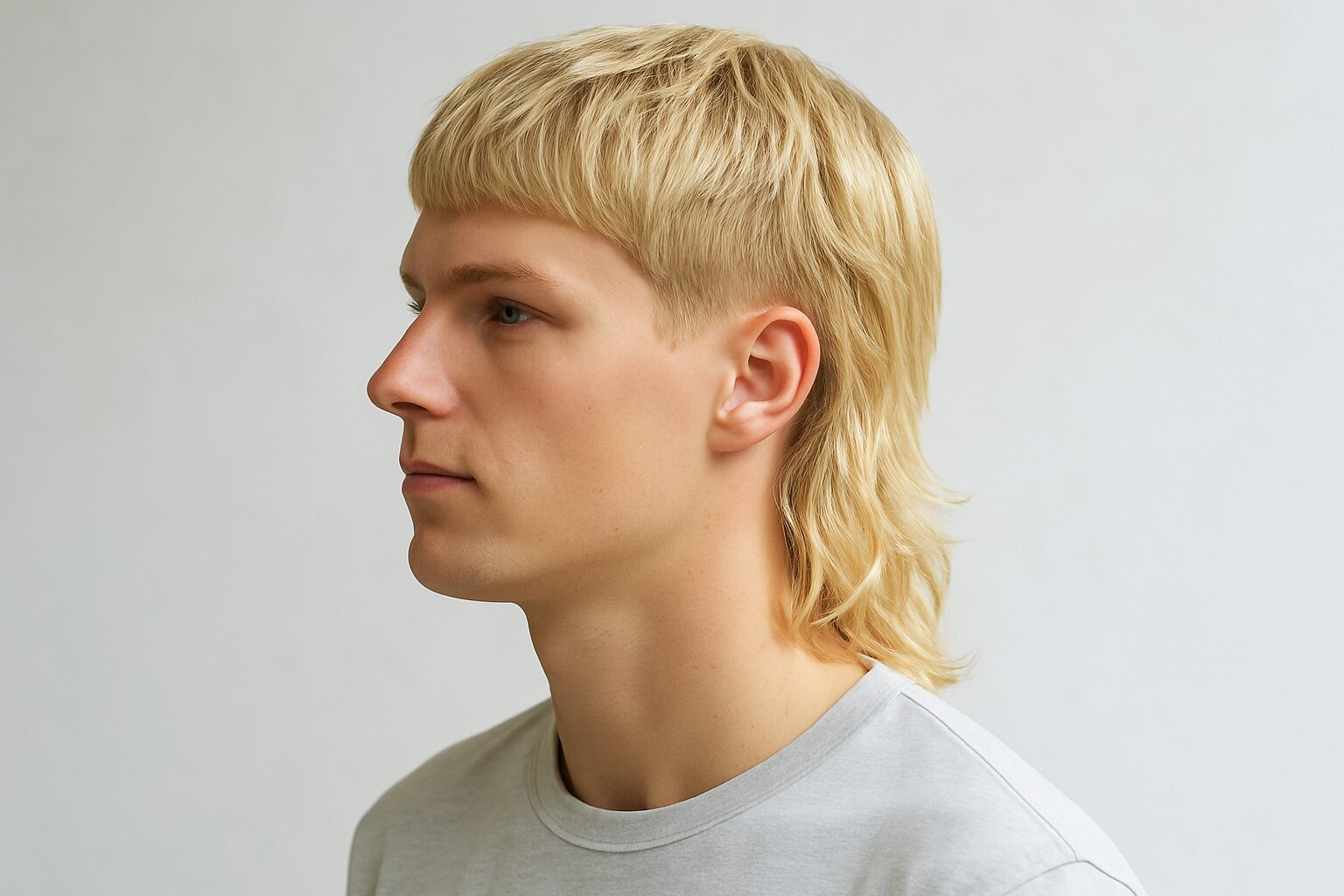 Mullet Frisur Blond Bild