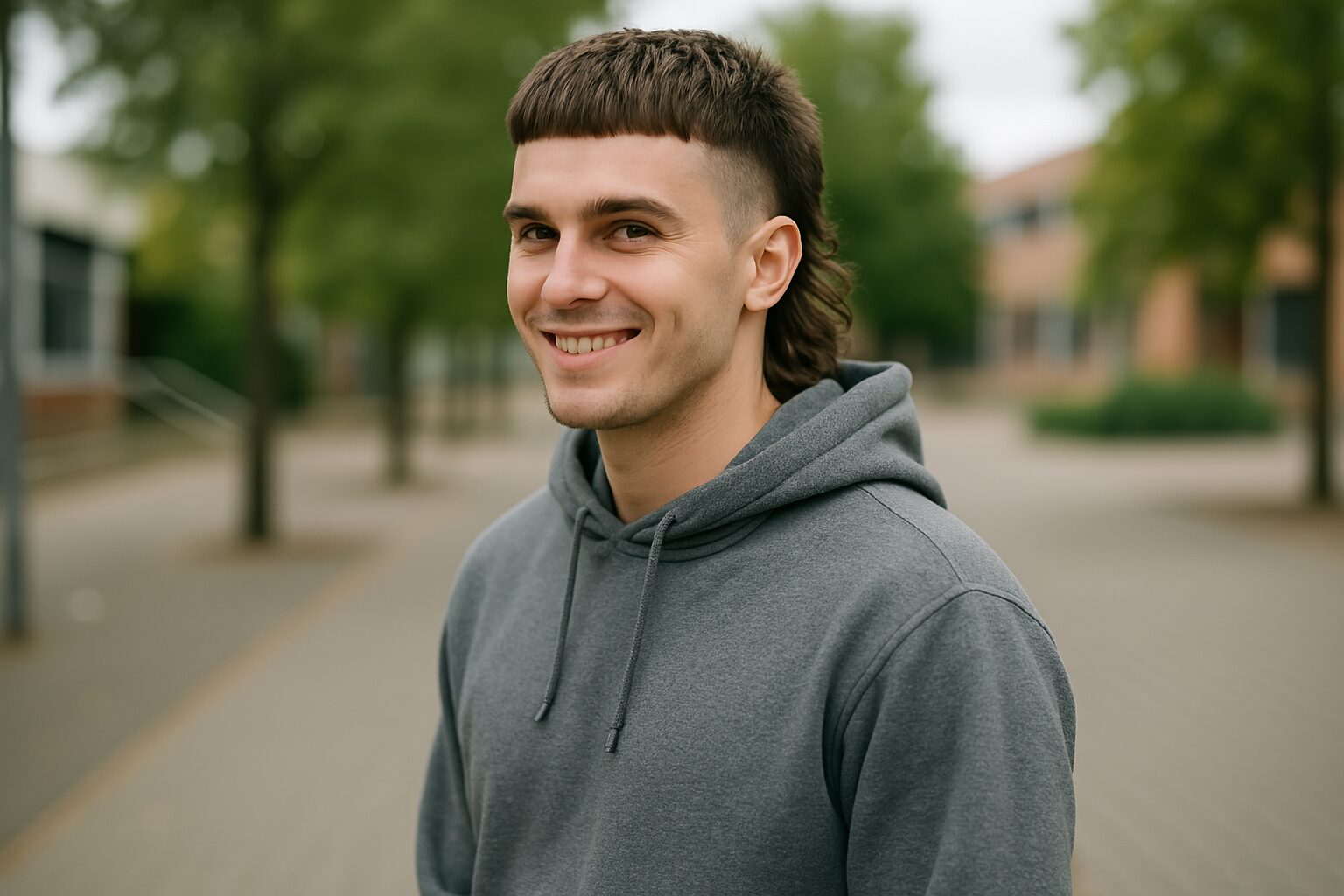 Mullet Frisur für Jungs