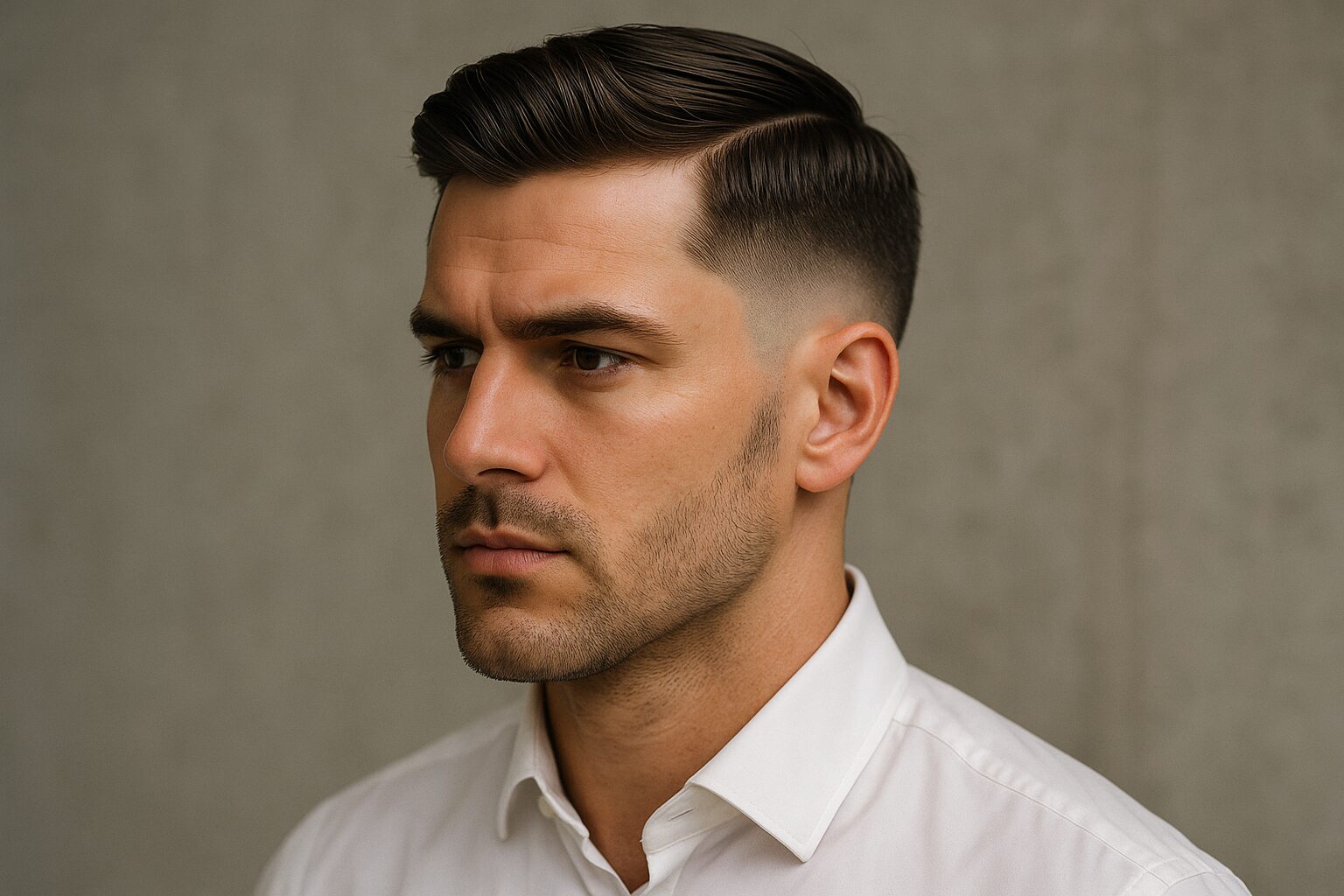 Seitenscheitel Taper Fade