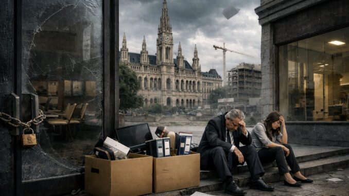 Rekordpleitenjahr für die Wiener Wirtschaft