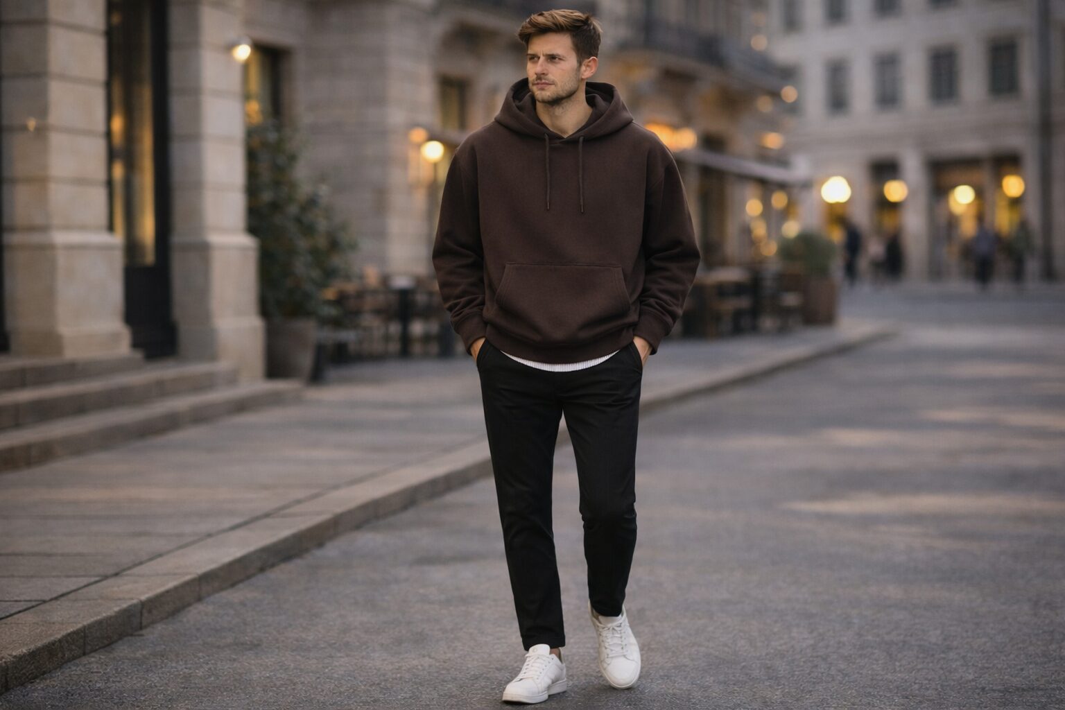 Dunkle Erdtöne für den Abend