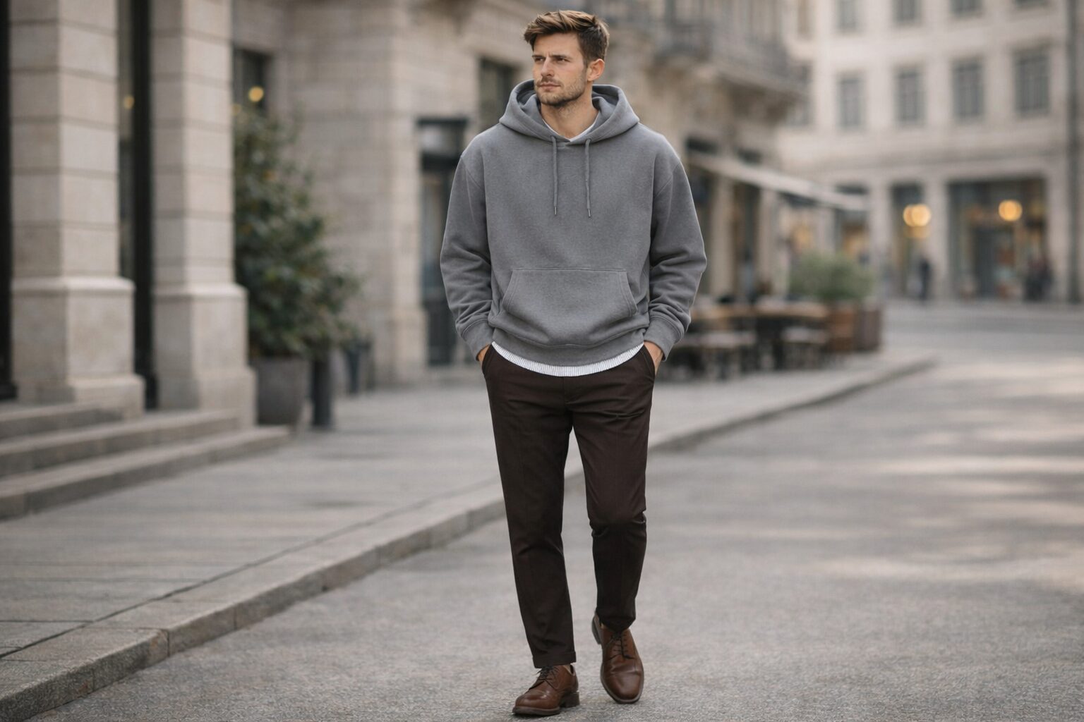 Neutral Grau als Büro-Basis